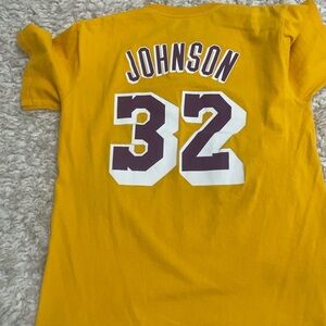 Magic Johnson Lakers Hardwood Classics Tee – Size M